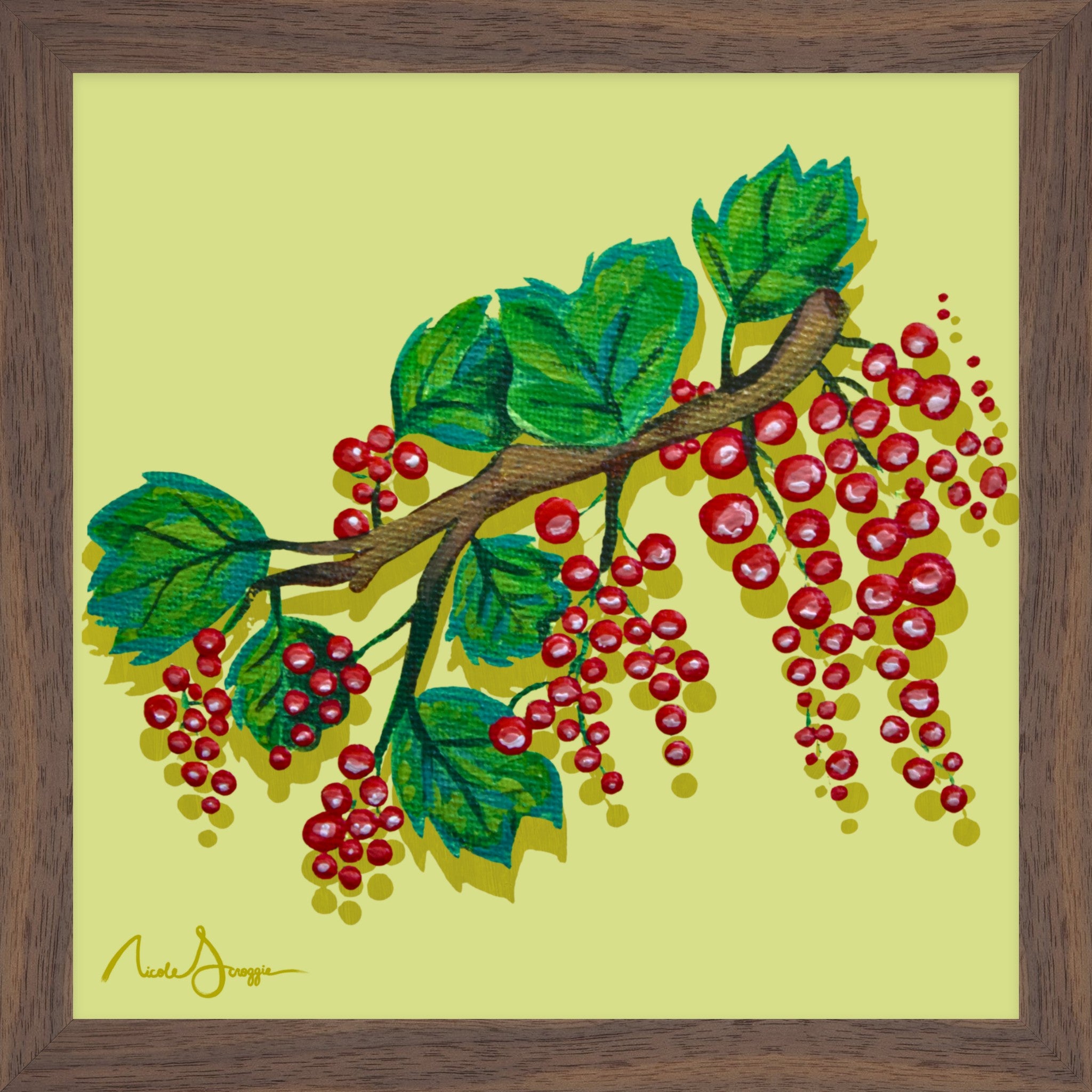Red Currants Still Life Fine Art Print