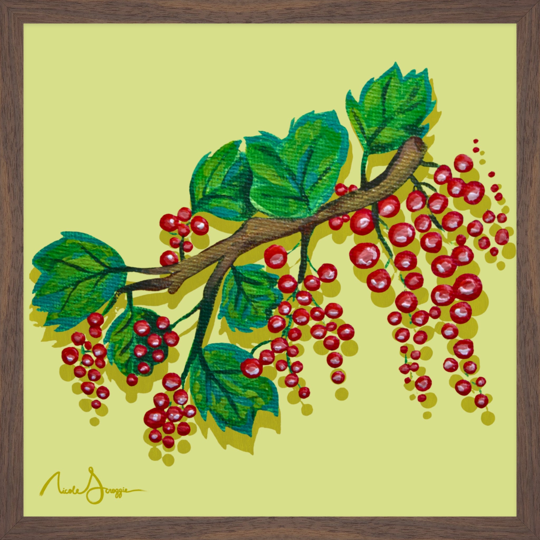 Red Currants Still Life Fine Art Print