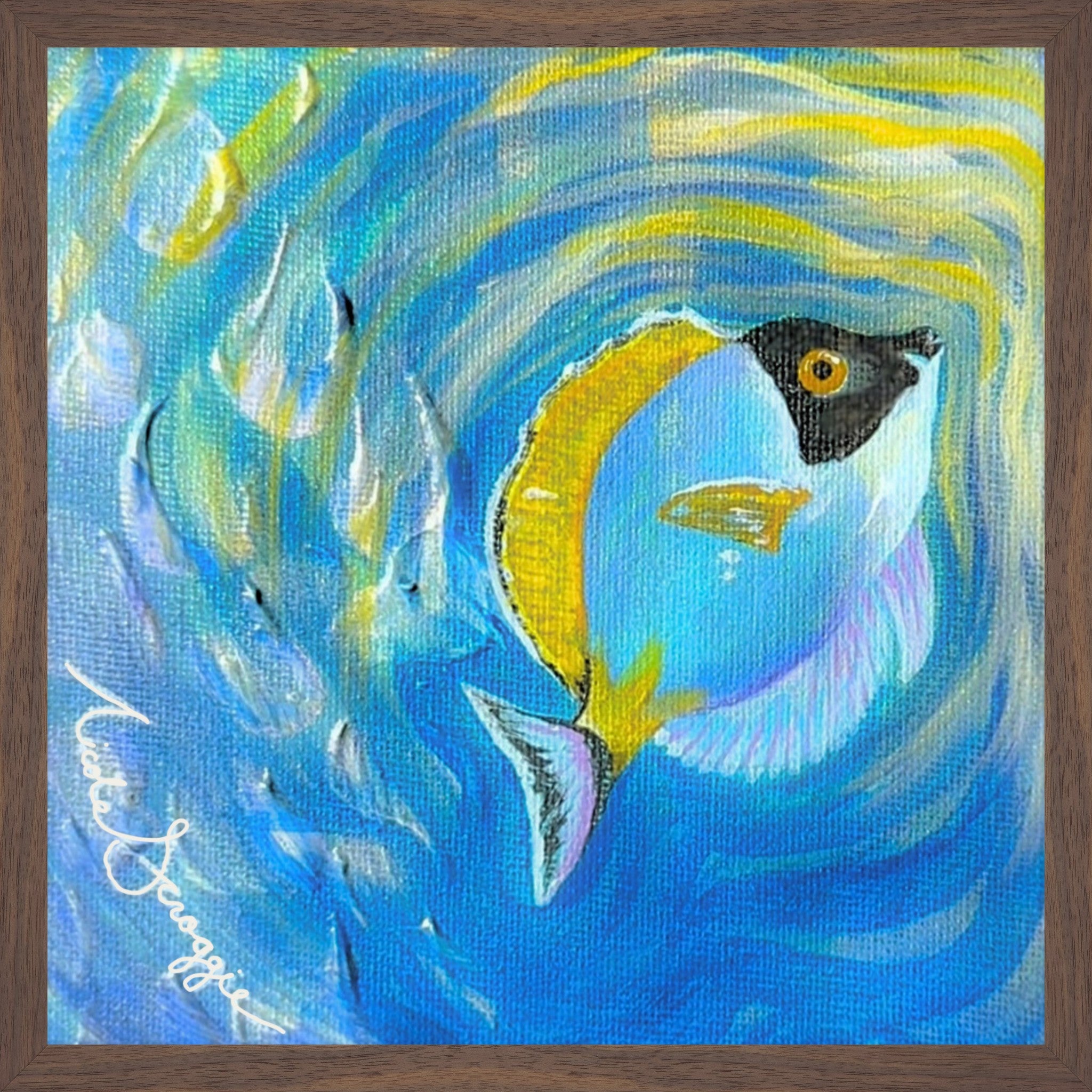 Powder Blue Tang Fine Art Print