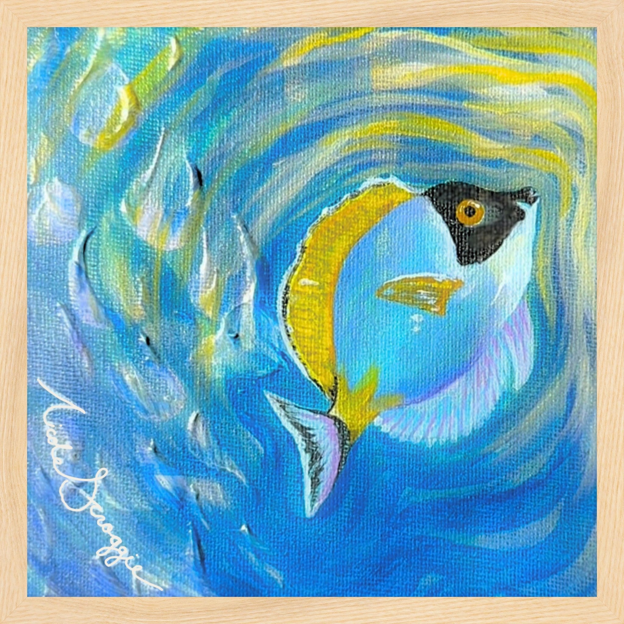Powder Blue Tang Fine Art Print