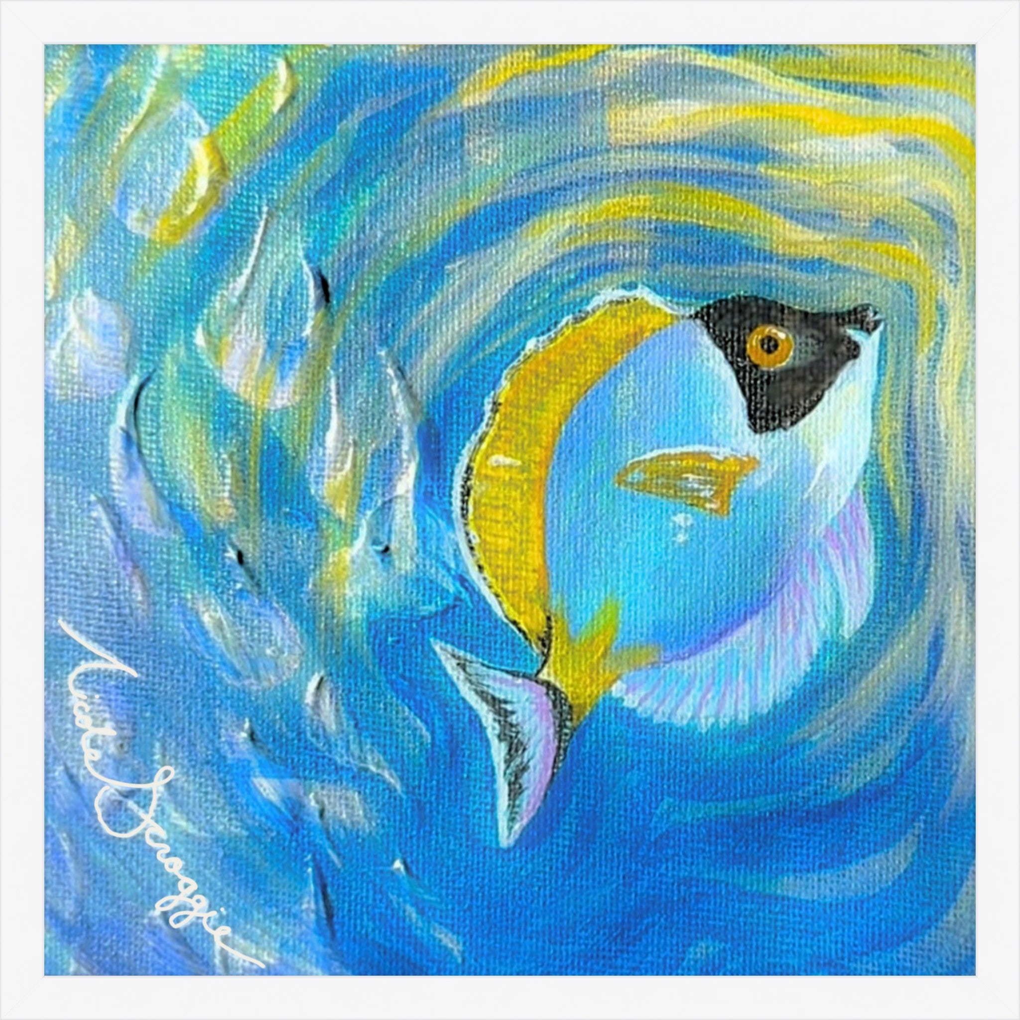 Powder Blue Tang Fine Art Print