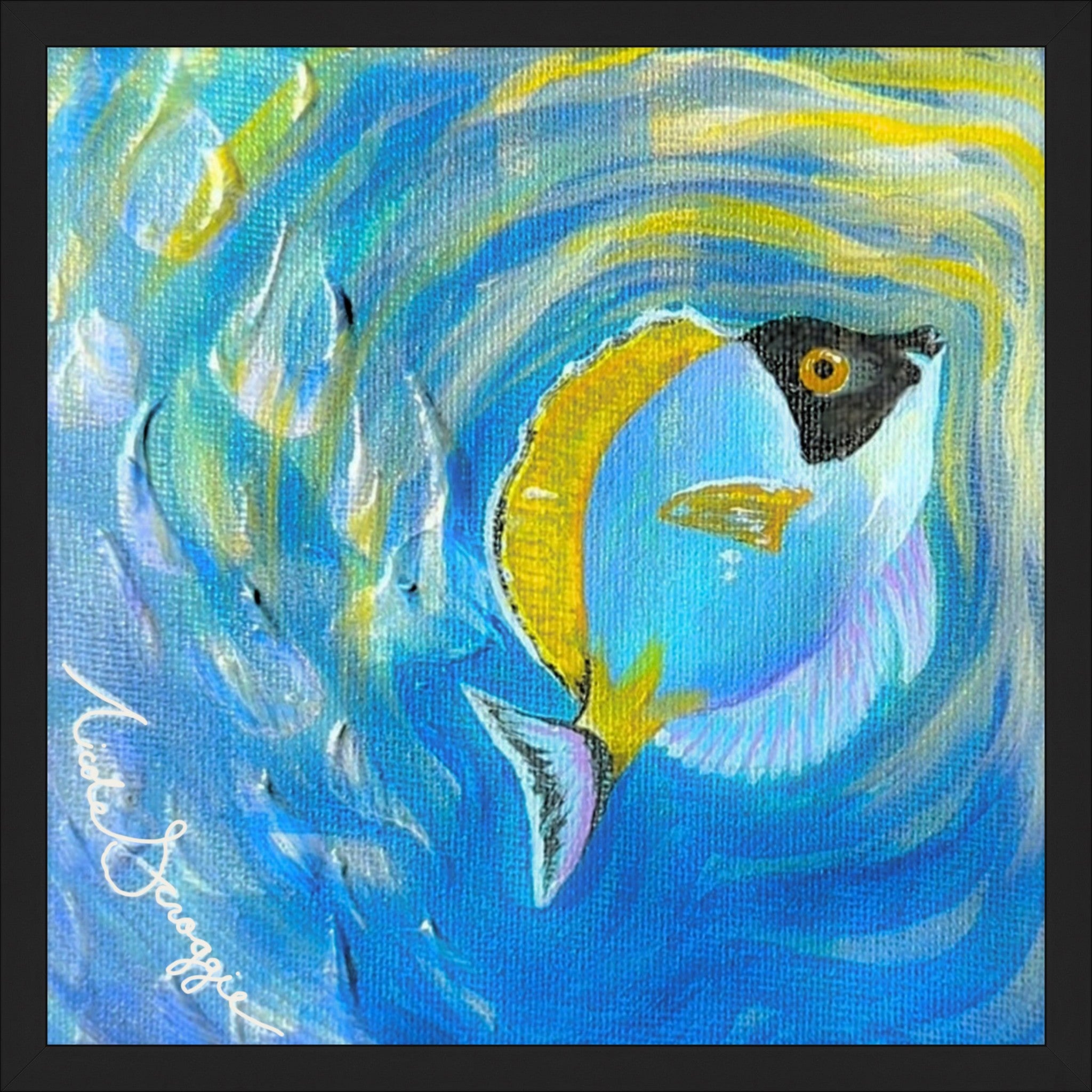 Powder Blue Tang Fine Art Print