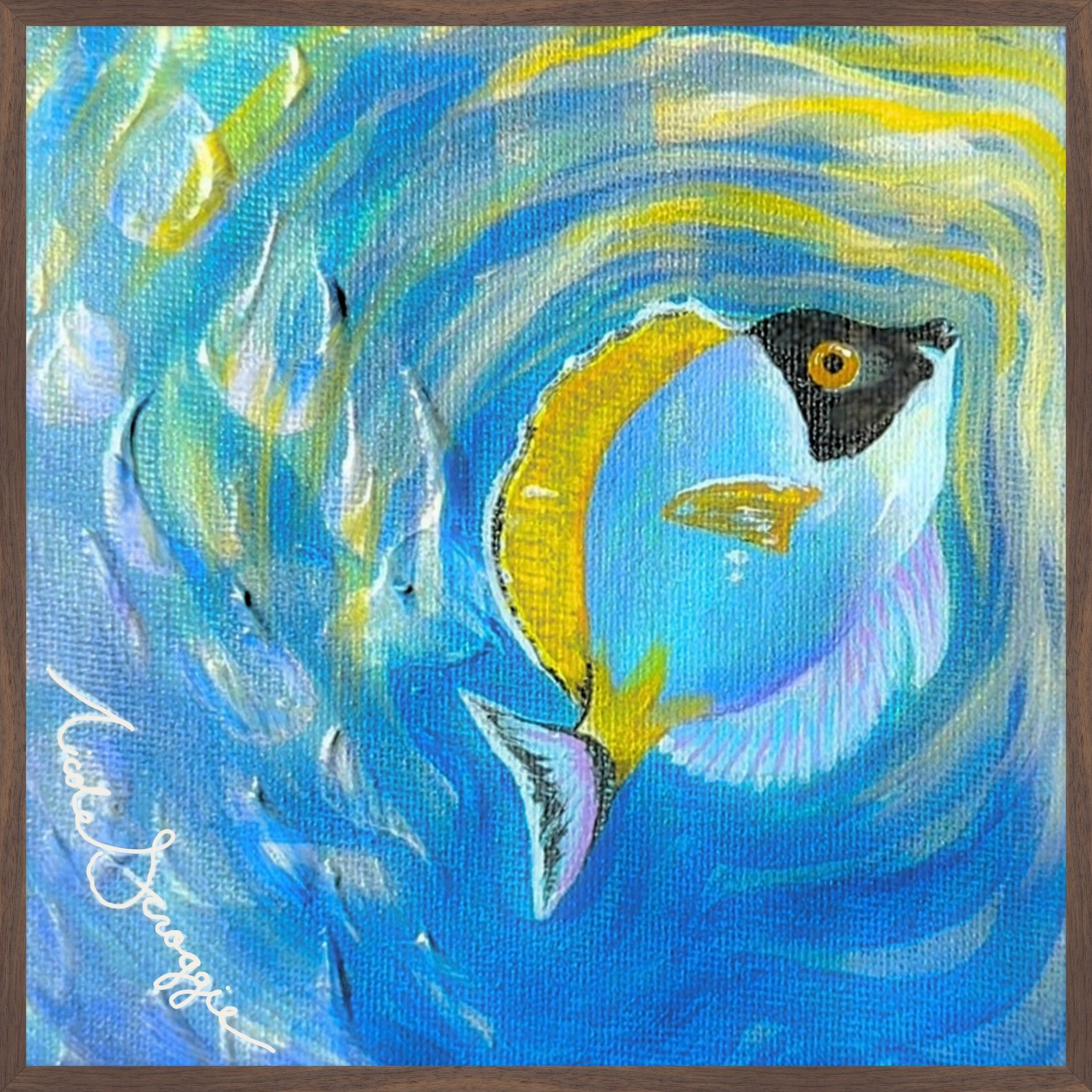 Powder Blue Tang Fine Art Print