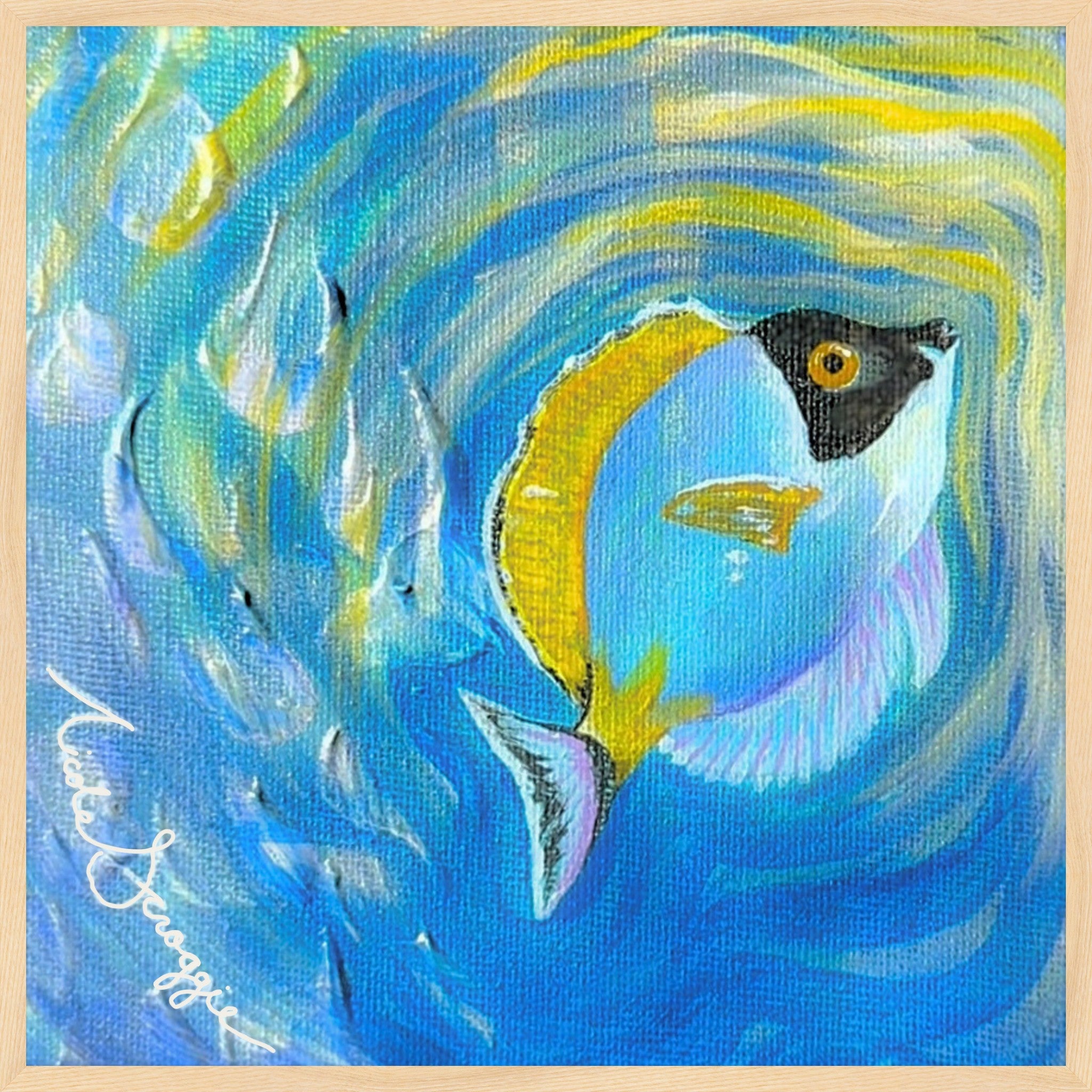Powder Blue Tang Fine Art Print