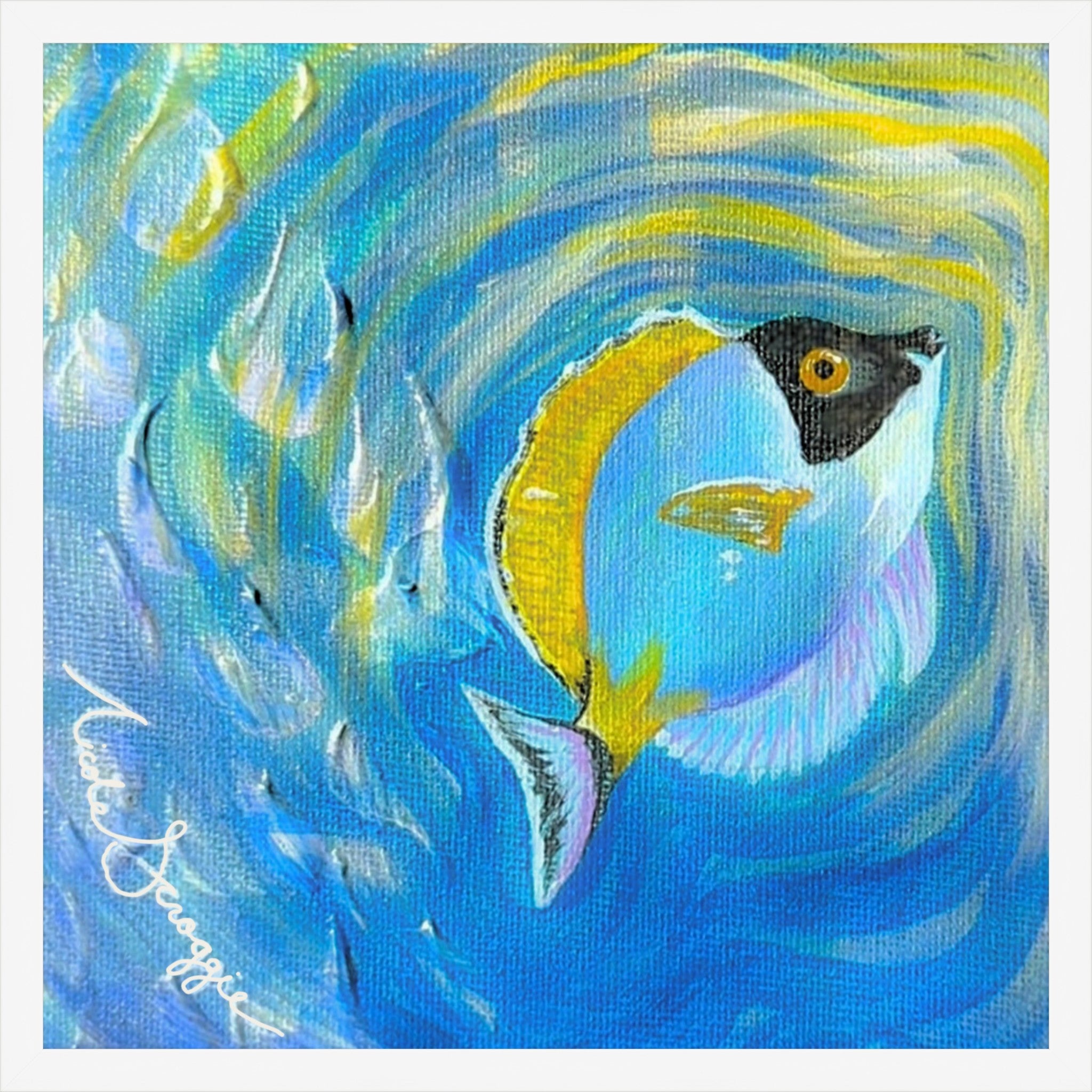 Powder Blue Tang Fine Art Print