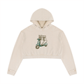 Women’s Mineral Washed Crop Hoodie