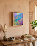 "Abstract 3" Metallic Textured Artwork Modern Psychedelic Art