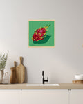 "Dragon Fruit Still Life" Fine Art Print Kitchen Artwork Pop Art Food Print Playful Minimal Foodie Decor
